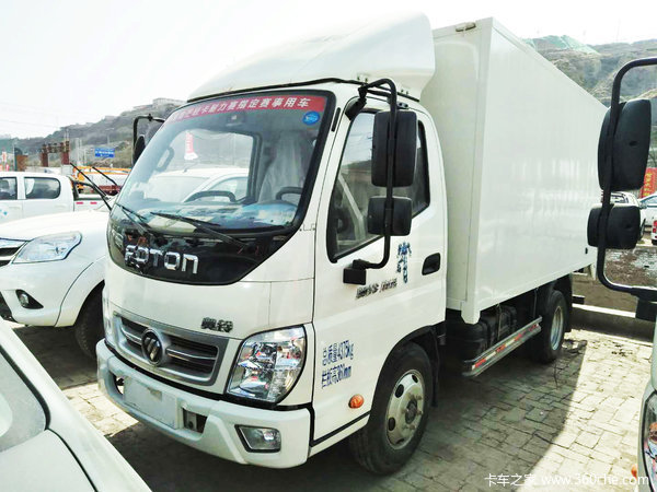 甘肃兰州福田奥铃捷运厢车3米7货车