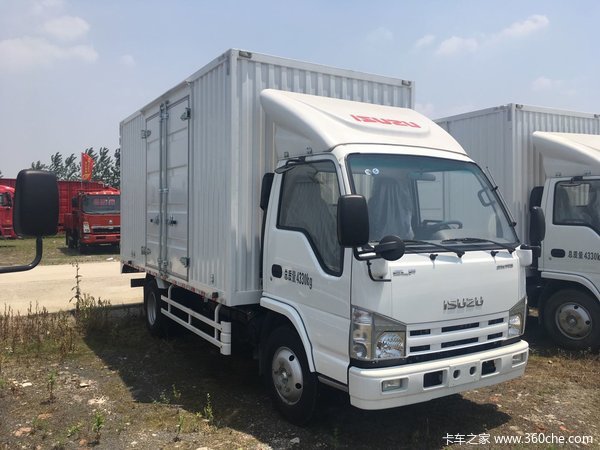 冲刺销量 淮安五十铃100P厢车售11.86万