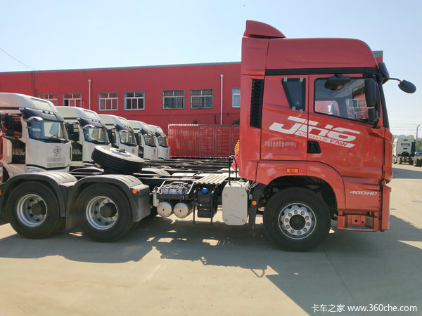 6 质惠版 460马力新车抵达商丘市中吉一汽汽车贸易有限公司(青岛解放)