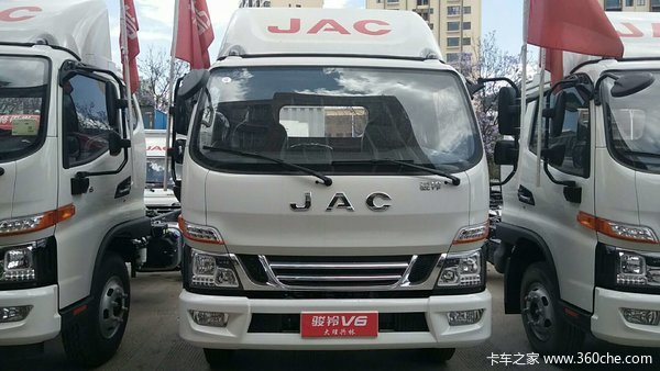 江淮骏铃V6单排厢式交车仪式圆满成功
