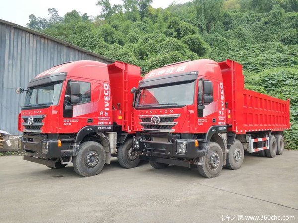 直降2万 重庆杰狮450马力自卸车促销中