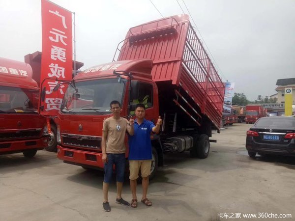 广元市川北汽车城悍将载货车成功交付