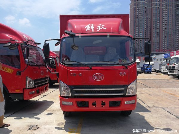 让利促销 长沙解放厢式载货车降价5千元