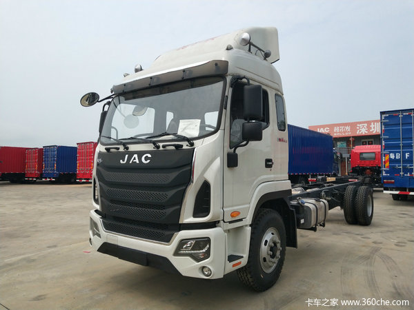 8月15日 江淮 格尔发k5Ⅱ重卡 190马力 4x2载货车底盘(hfc5161xxyp3k2