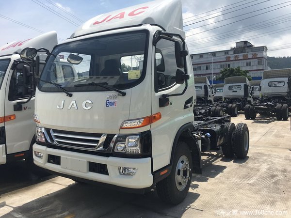 江淮 骏铃v6 170马力 4.18米单排栏板轻卡(hfc1043p91k9c2v)12.