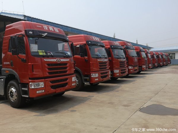 直降0.3万元 张家口解放悍V牵引车促销