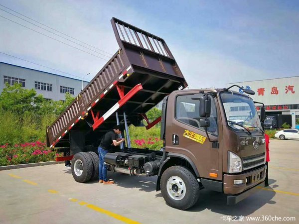 解放特种车160马力双顶自卸