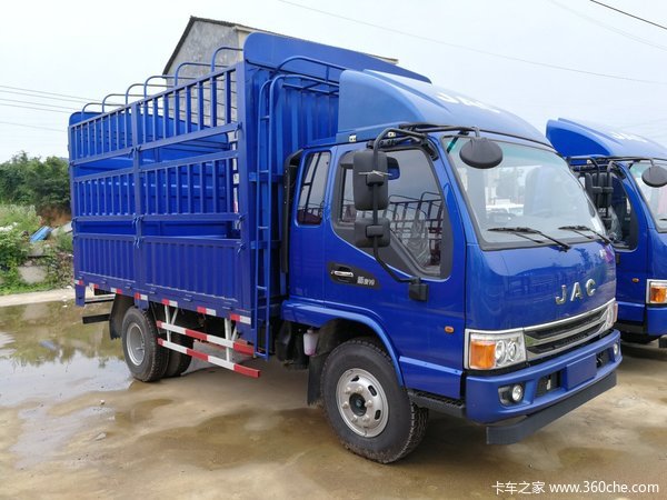 仅剩2台 岳阳江淮仓栅式轻卡钜惠0.75万