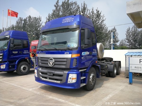 降价促销车型名称 福田 欧曼etx 9系重卡 380马力 6x4 lng牵引车