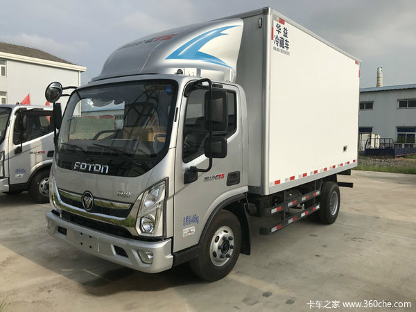 福田奥铃m4卧铺冷藏车