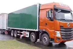 前四后八可拖个挂车上高速？没错