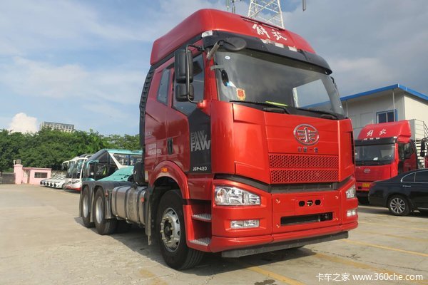 解放j6p420牵引车直将0.9万!