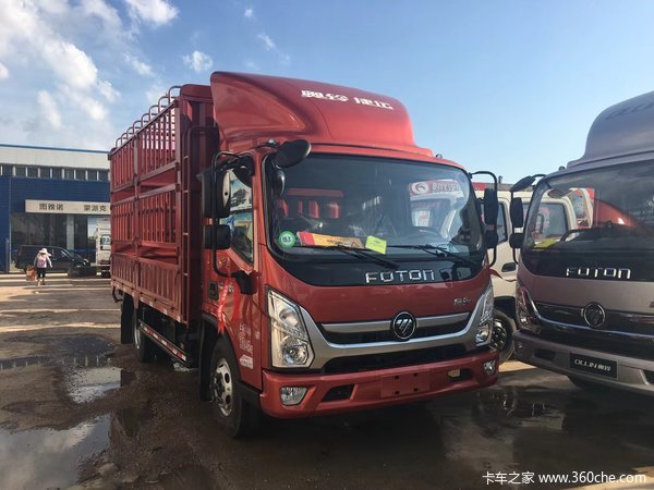 福田 奥铃CTS156马力单排栏板车
