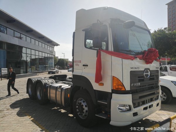 新车促销 宁夏日野700牵引车售39.18万