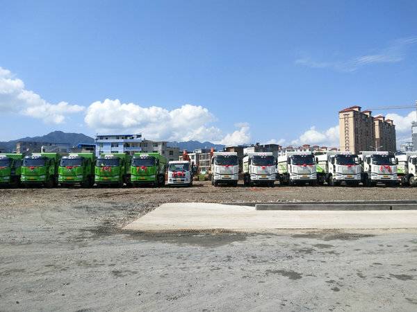 赣州华宣助力安远渣土公司隆重开业