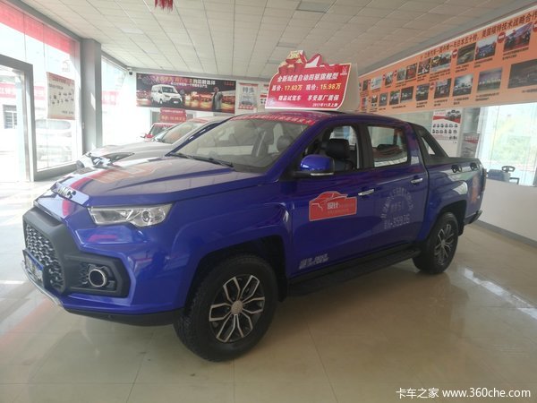 新车促销 兰州域虎5皮卡现售10.98万元