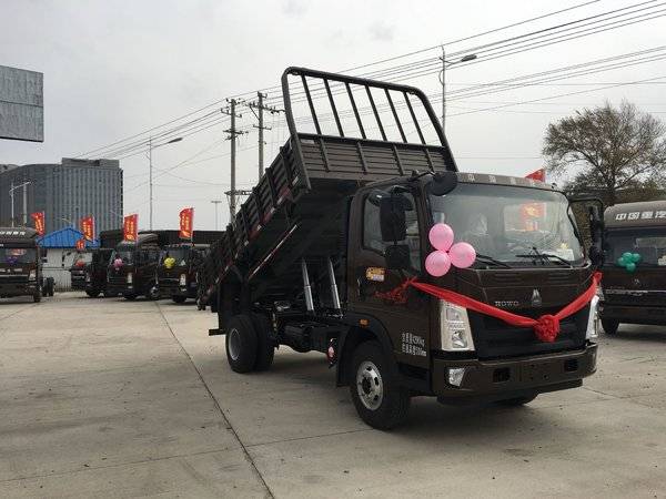 直降0.65万佳木斯悍将平板式自卸载货车