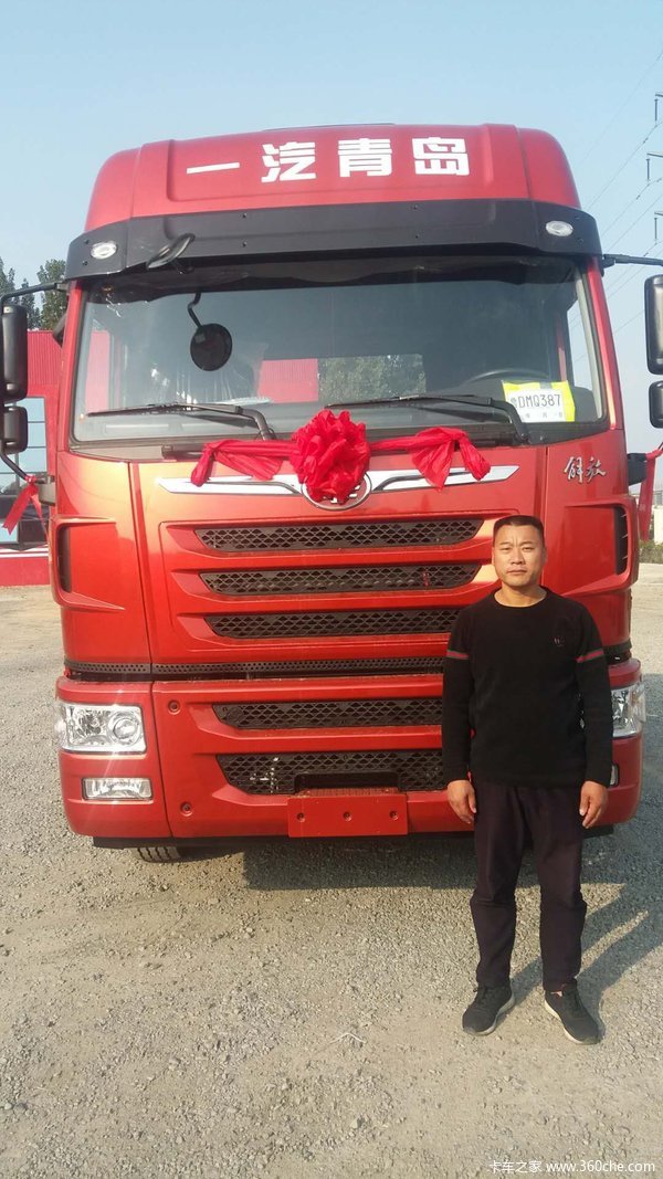 解放卡车，挣钱机器，恭喜老板喜提爱车