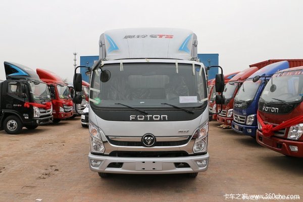 奥铃CTS 新款7.50轮胎仓栅车