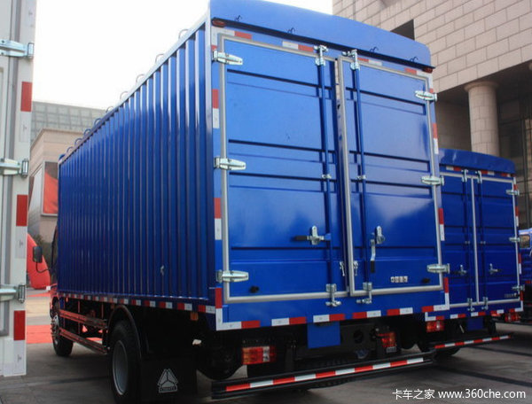 悍将156马力4.15米单排厢式