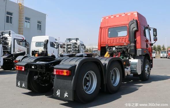 新车到店 泰安解放悍V 375马力牵引车