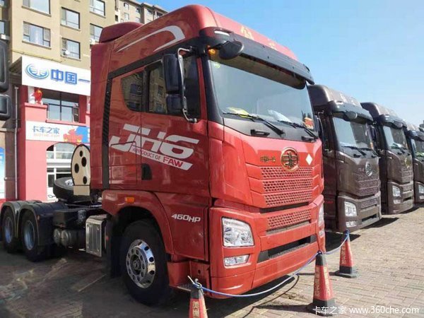 6x4 lng牵引车 车型公告号 ca4250p25k2t1ne6a80 发动机型号 潍柴wp13