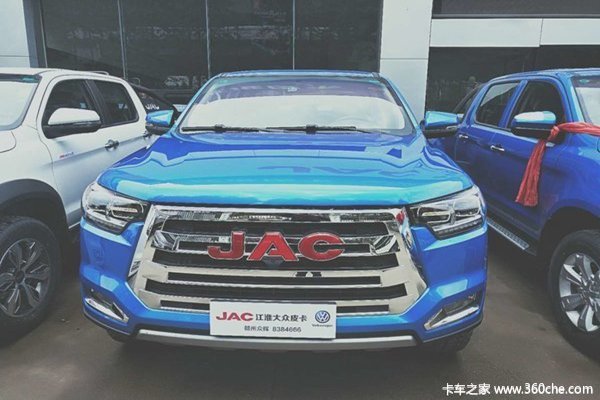 交车1台 赣州华坚汽车城帅铃T6皮卡交付