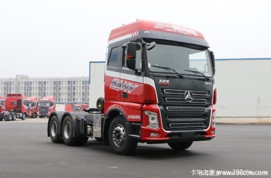 新车到店邯郸三一重卡牵引车 抢先观看