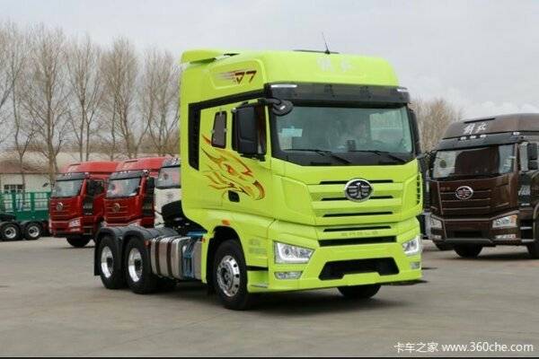 新车到店抚州解放j7牵引车售435万起