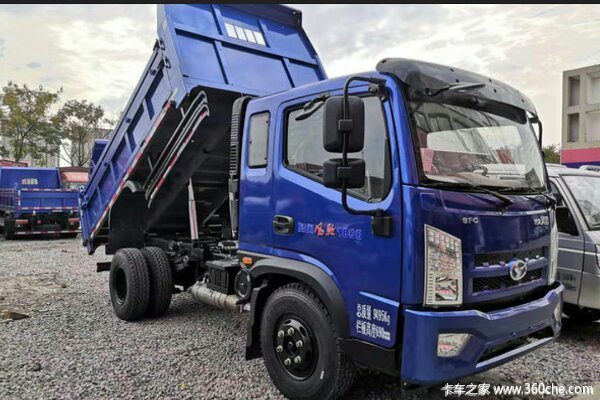 现场交车1台 赣州源鑫风顺自卸车交付