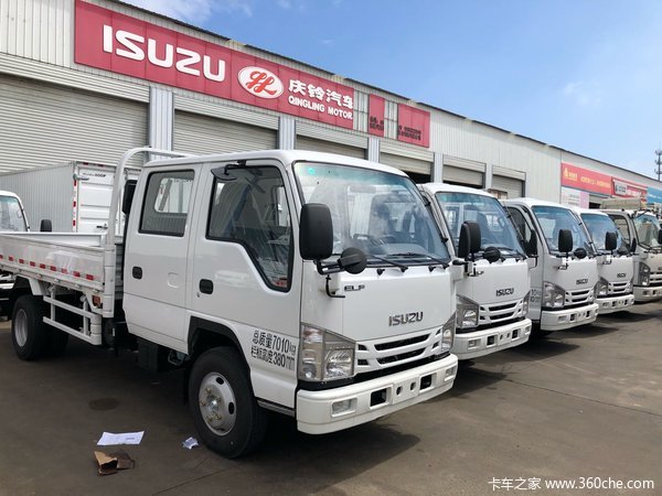 新车到店 徐州庆铃100P双排轻卡14.2万