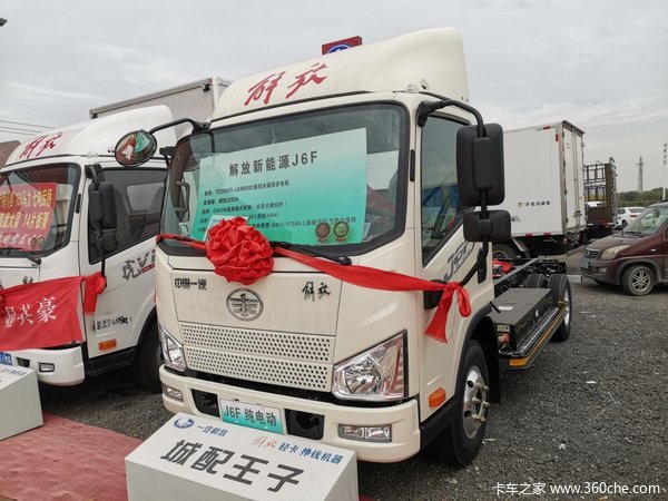 新车优惠 唐山J6F电动轻卡仅售14.9万元