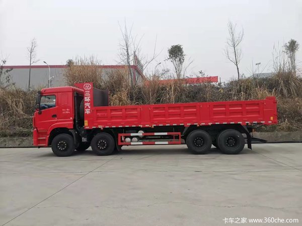 三环轻量化8米前四后八平板自卸热销中