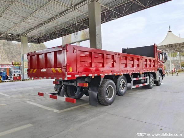 东风华神前四后六提升桥7米6平板自卸车