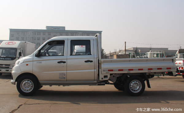 福田 祥菱v1 112马力 汽油 2.53米双排厢式微车