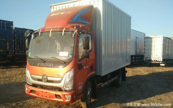 元宵佳节，北京八通奥铃CTS4.18米厢式货车新车到店
