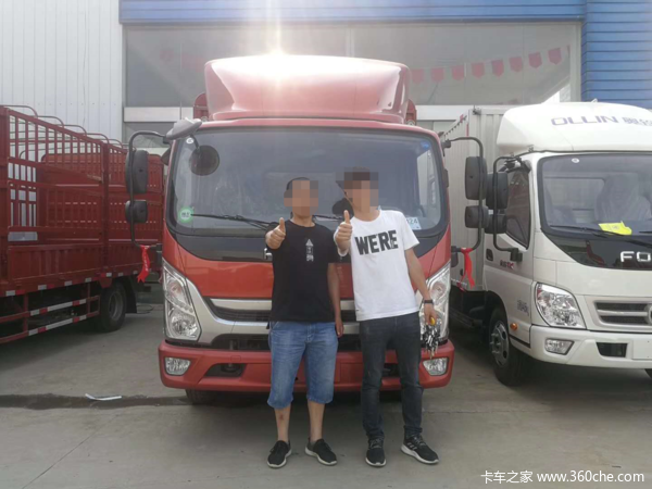 恭喜胡师傅喜提奥铃新捷运