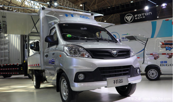 福田祥菱翼展车:"小块头"有大智慧 全面满足国六排放标准