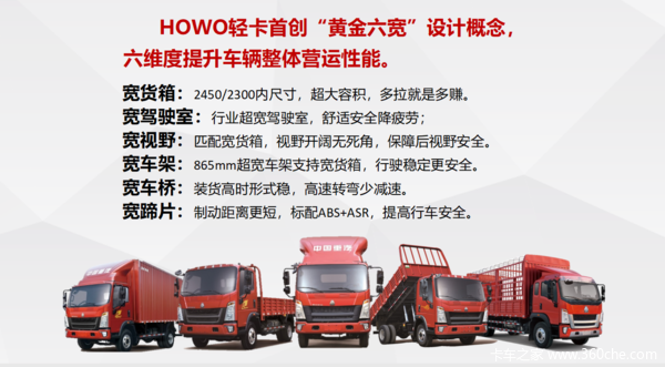 优惠0.5万 重汽HOWO统帅轻卡,火热促销中