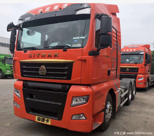 中国重汽汕德卡c7h540马力金标奢华版牵引车