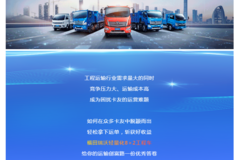 工程运输创富密码——福田瑞沃轻量化8×2工程车