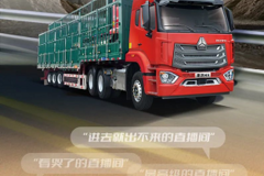 煤炭运输高效创富，就选豪沃NX子母车！