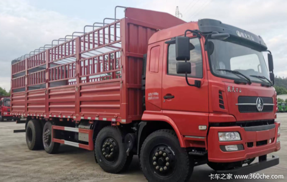 航天万山 WS 270马力 8X2 9.6米仓栅式载货车优惠促销