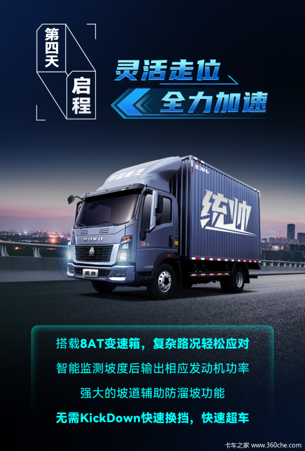 HOWO 豪沃统帅 当前状态 假期结束,满分启程
