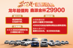 购金卡S6载货车 享高达0.5万优惠
