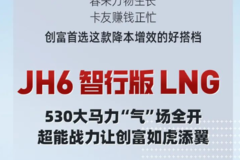JH6智行版LNG，530大马力加速创收益！