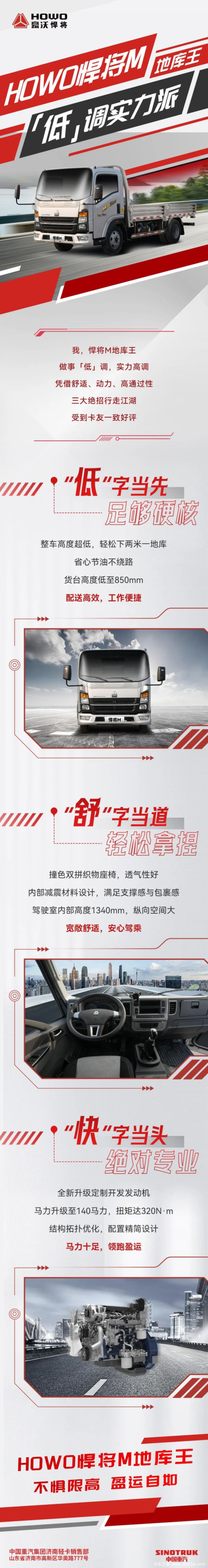 HOWO悍将M地库王,低调实力派就是他
