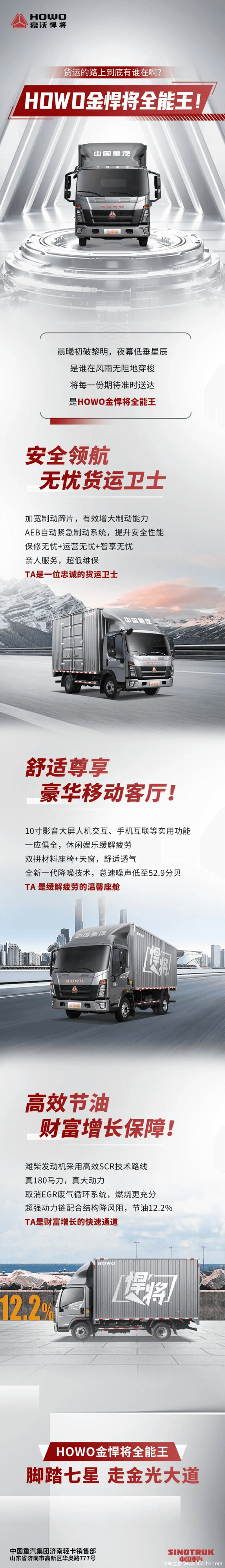 货运的路上到底有谁在啊 HOWO金悍将全能王!