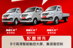 长安跨越王X1｜底价狂飙，2.78万起买直梁重载微卡，配置领先