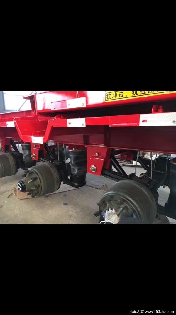 高强度骨架车骨架式集装箱半挂车图片